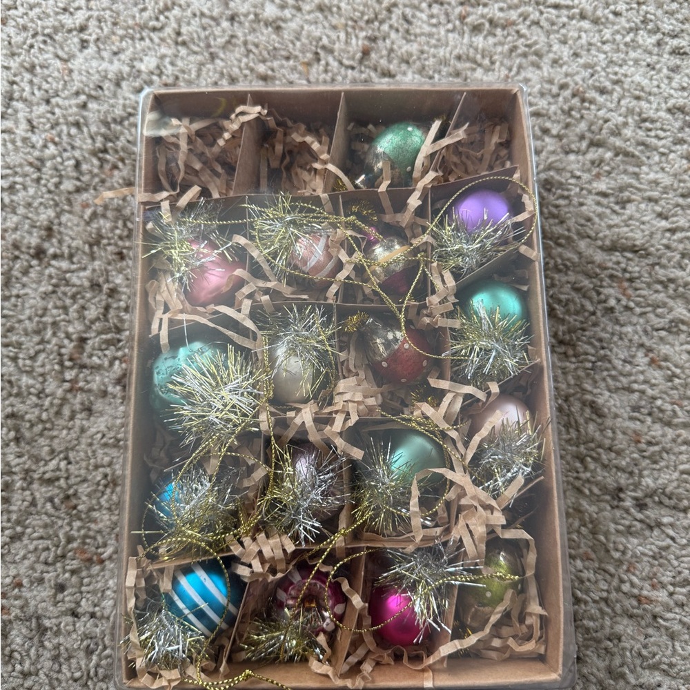 Anthropologie X Terrain Mini Mixed Ornaments